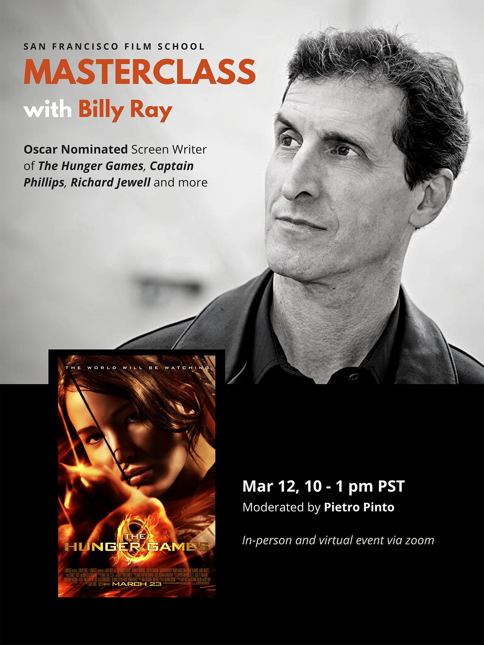 Oscar-nominated Screenwriter Billy Ray